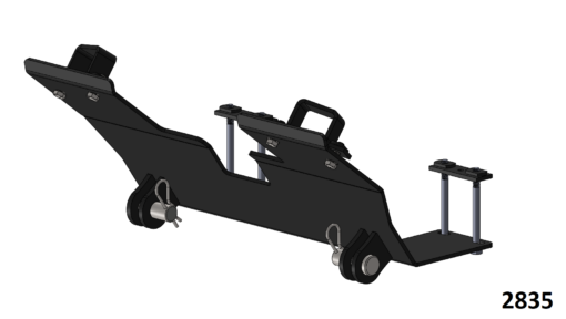 Eagle Snow Plow 72" UTV Steel Front-Mount Complete Plow System for 450-700 Yamaha (Rhino) (2004-2013) - Image 3