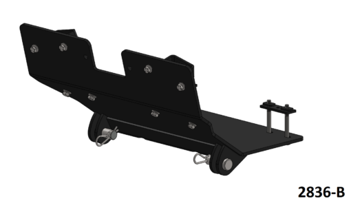 Eagle Snow Plow 72" UTV Steel Front-Mount Complete Plow System for Yamaha (Viking/VI) (2004-2024) - Image 3