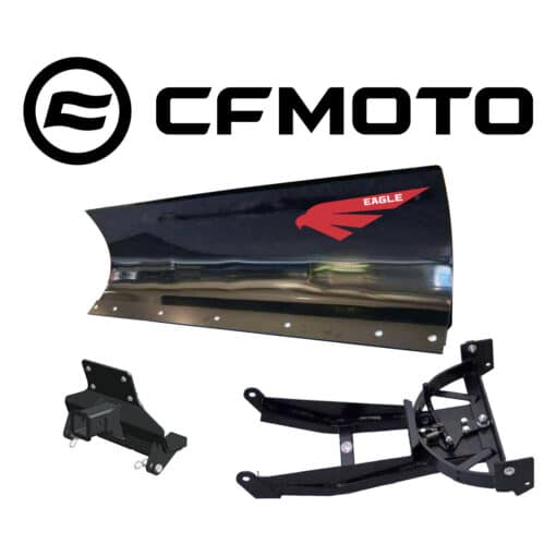 Eagle Snow Plow 72" UTV Steel Front-Mount Complete Plow System for 1000 CF Moto (Uforce/XL) (2019-2024)