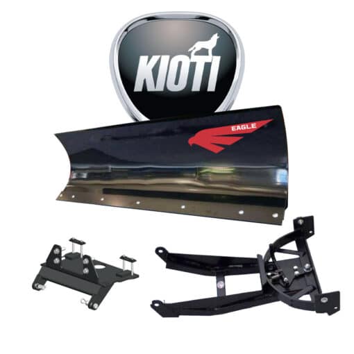 Eagle Snow Plow 72" UTV Steel Front-Mount Complete Plow System for 2200-2240 Kioti (Mechron/PS/4) (2014-2022)