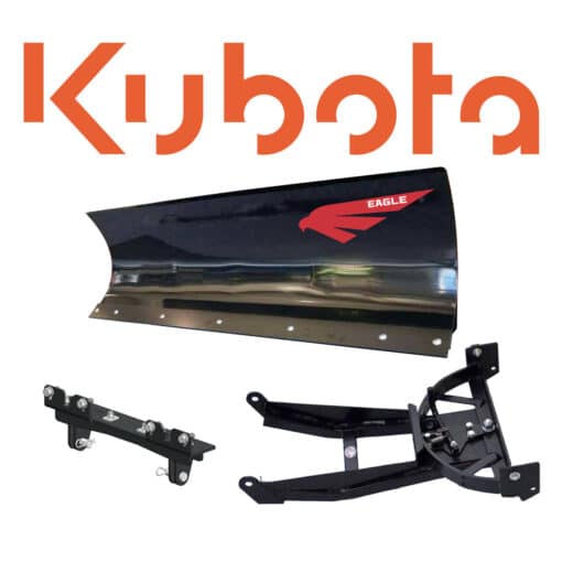 Eagle Snow Plow 72" UTV Steel Front-Mount Complete Plow System for 400-1140 Kubota (RTV/4x4/RTV-X) (2004-2024)