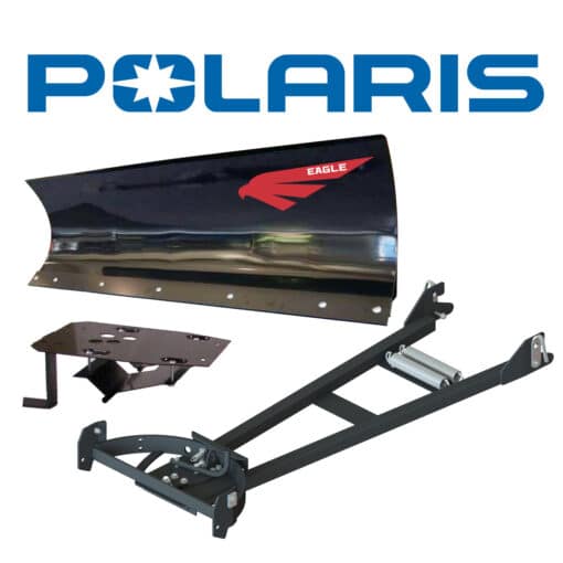 Polaris ATV mid-mount plow kit