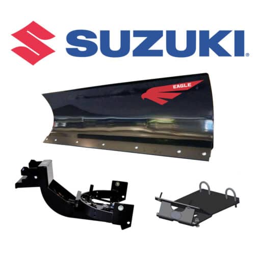 Suzuki ATV front-mount plow kit