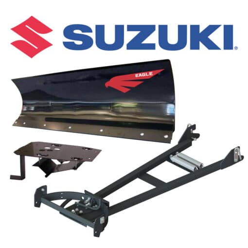 Suzuki ATV mid-mount plow kit