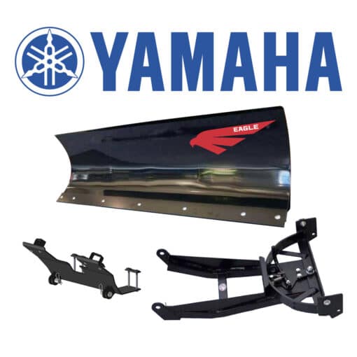 Eagle Snow Plow 72" UTV Steel Front-Mount Complete Plow System for 450-700 Yamaha (Rhino) (2004-2013)