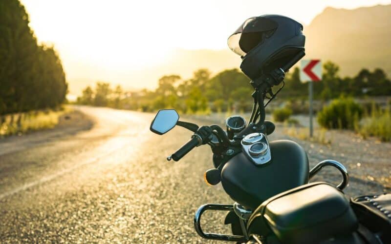 motorcycle on road